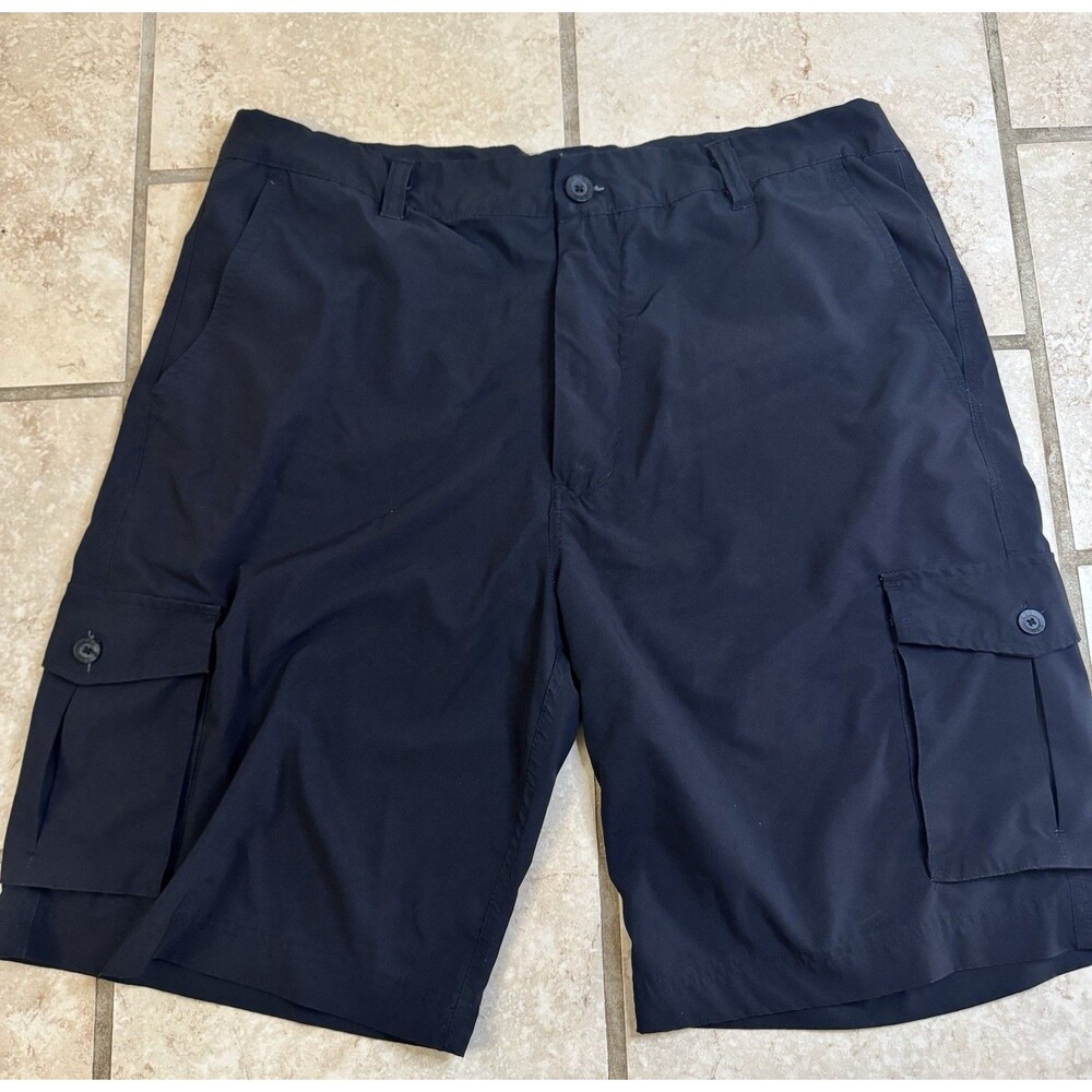 CSG Champs Sports Gear Men's Cargo Shorts Size 38 Navy Blue